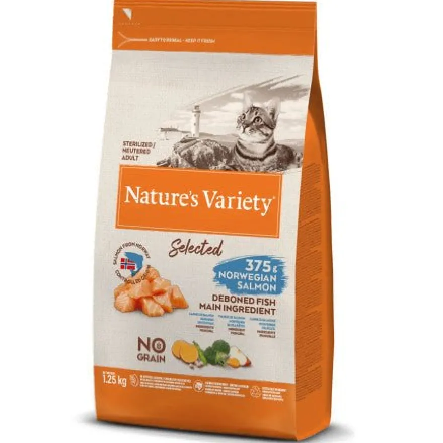 Nature's Variety Cat No Grain Salmón 7kg