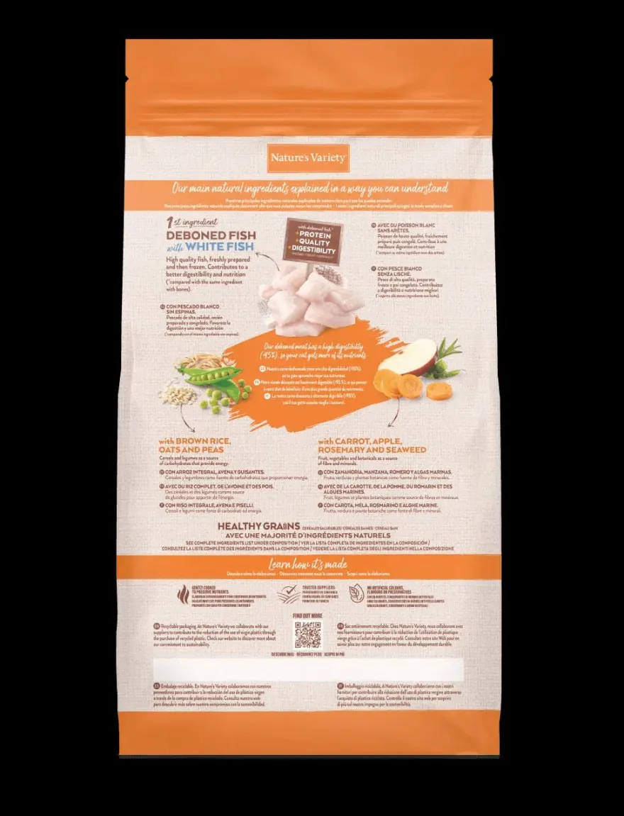 Nature's Variety Kitten Pescado Pienso 300g
