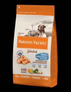 Nature's Variety No Grain Adult Mini Salmón Pienso para Perros 1,5 kg