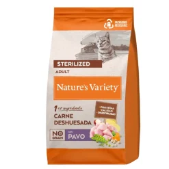 Nature's Variety No Grain Sterilizado Pavo Alimento para Gatos 3Kg