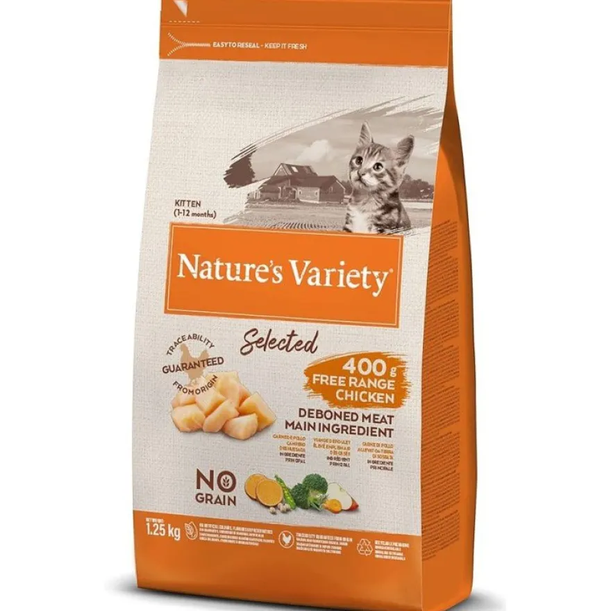 Nature's Variety Pienso Kitten No Grain Pollo 1,25kg