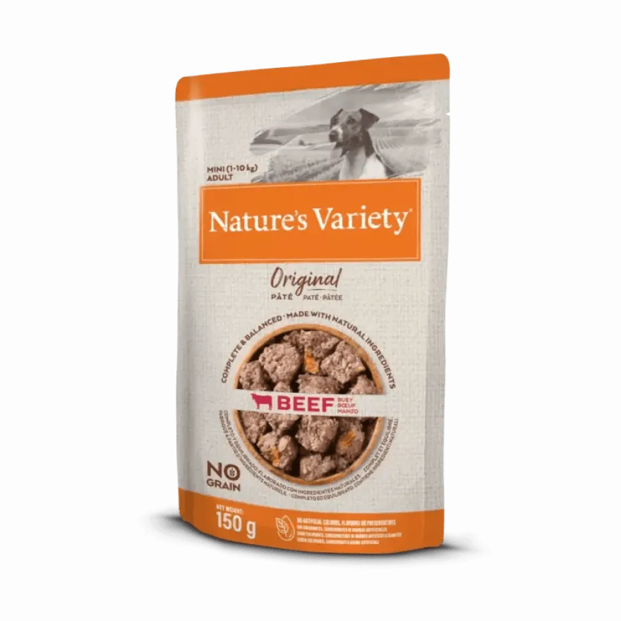 Natures Variety Wet Paté de Buey Perros Mini Pack 8 x 150 g