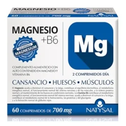Natysal Magnesio + B6 700 mg 60 Comprimidos