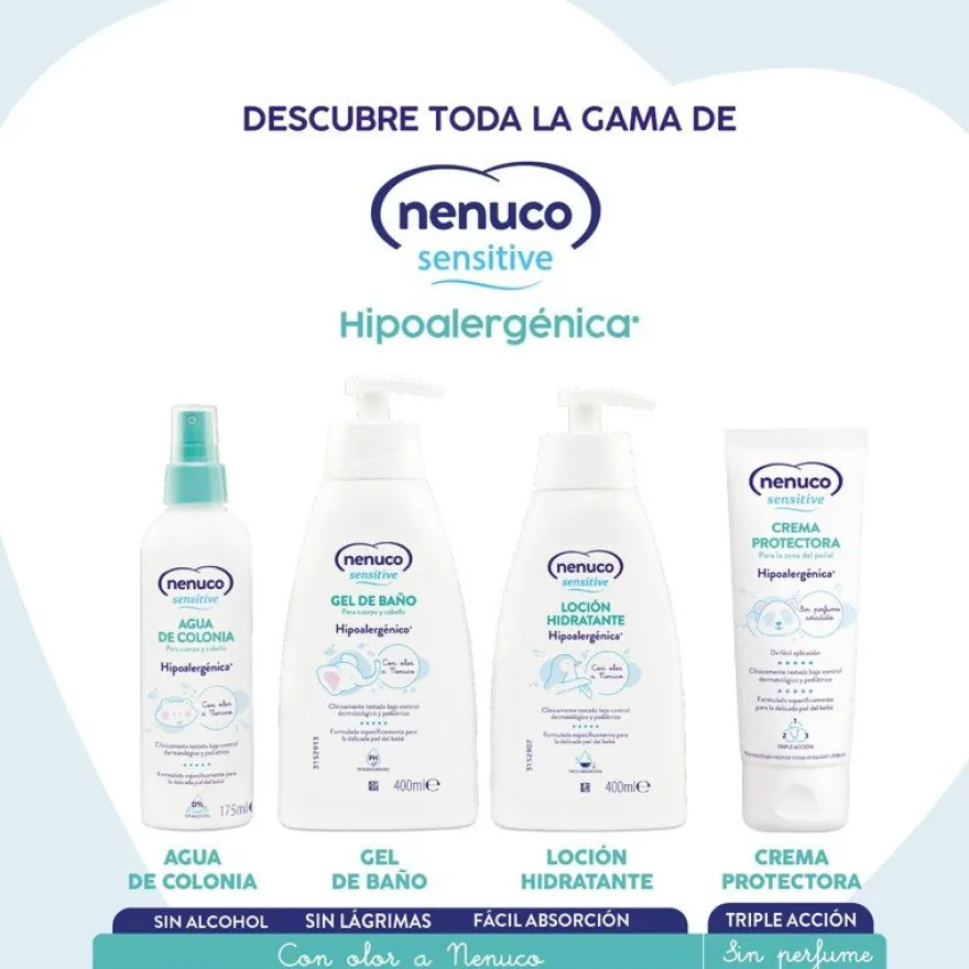 NENUCO Sensitive Loción Hidratante Bebé 400 ml