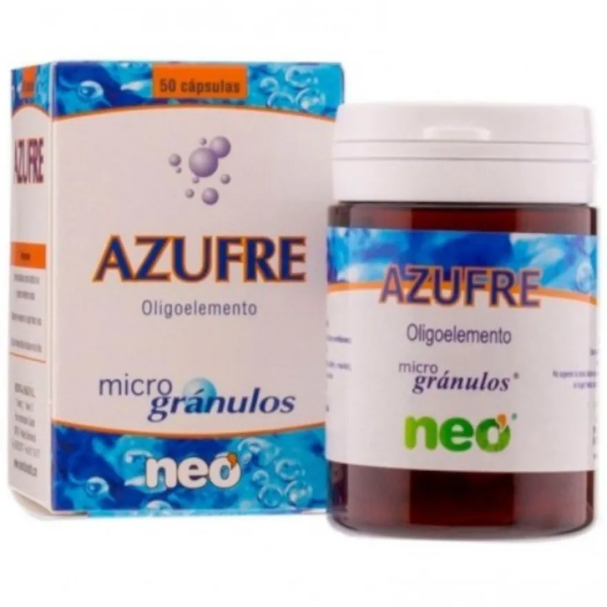 Neo Azufre Microgránulos 50 Cápsulas