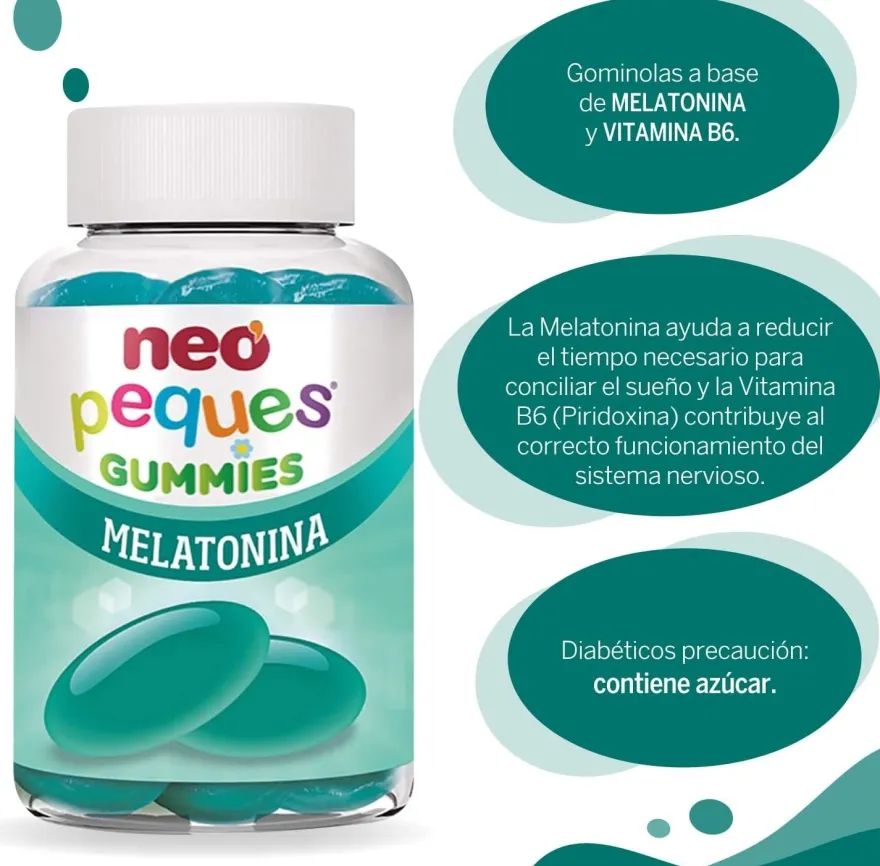 Neo Peques Melatonina 30 Gummies
