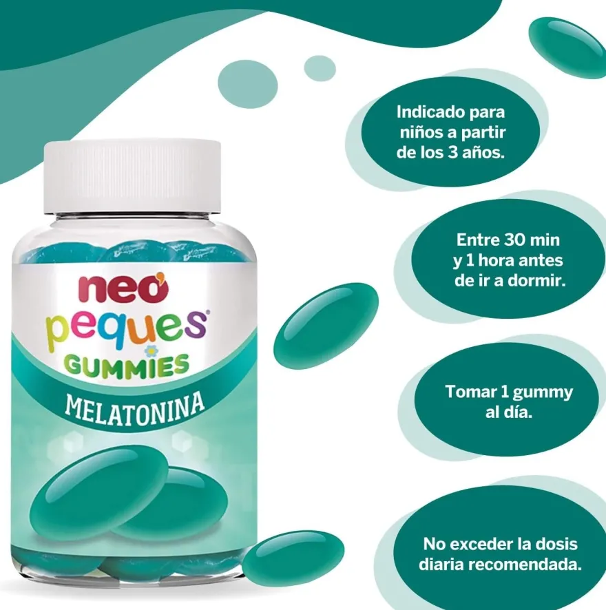 Neo Peques Melatonina 30 Gummies