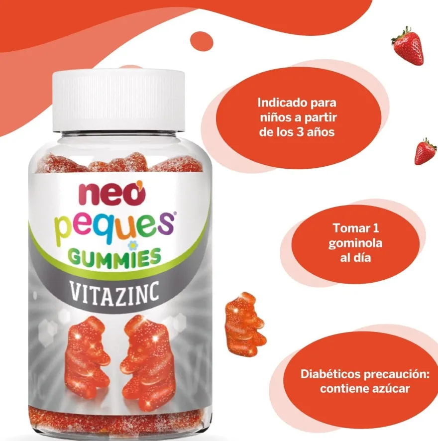 Neo Peques Vitazinc 30 Caramelos Masticables