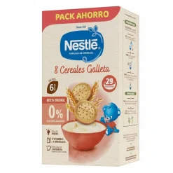 NESTLÉ Papilla 8 Cereales con Galleta María +6 meses 725 g