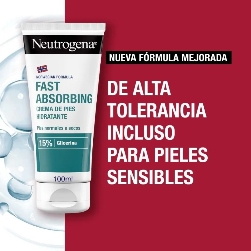 NEUTROGENA Crema Pies Absorción Inmediata 100ml