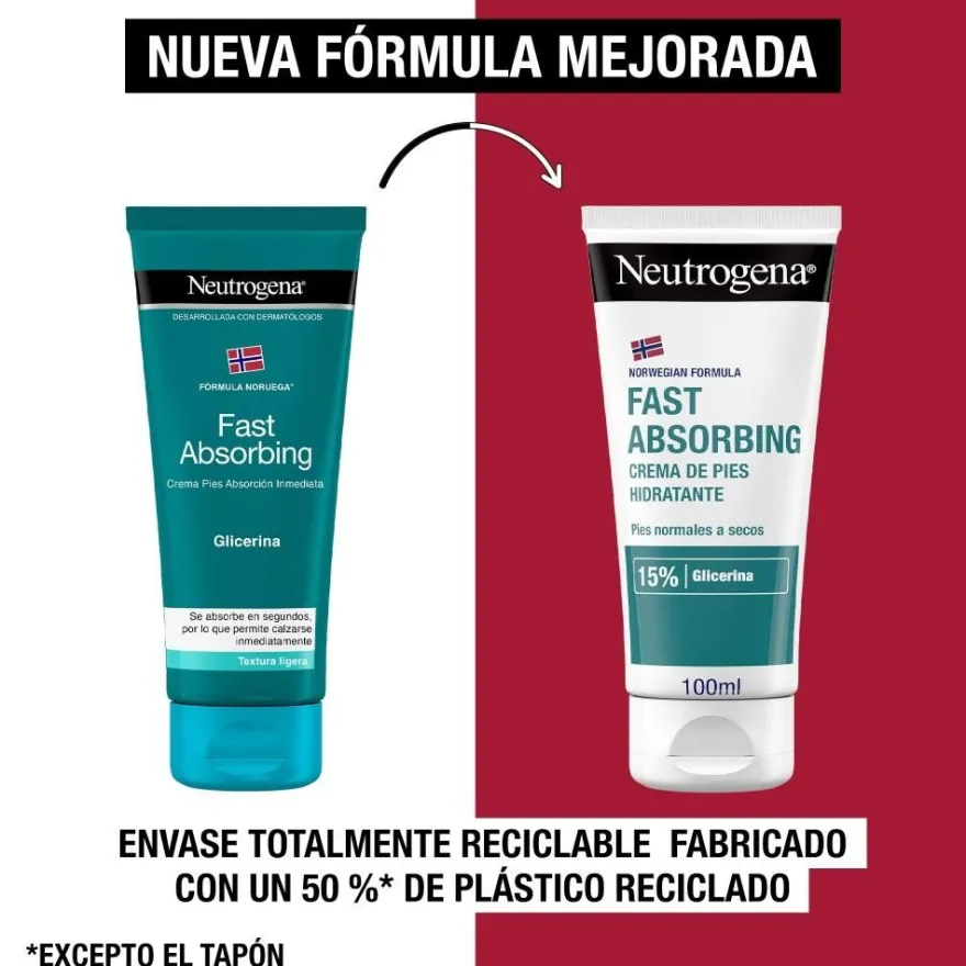 NEUTROGENA Crema Pies Absorción Inmediata 100ml