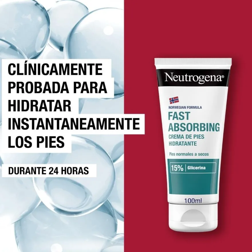 NEUTROGENA Crema Pies Absorción Inmediata 100ml