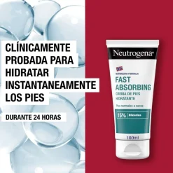 NEUTROGENA Crema Pies Absorción Inmediata DUPLO 2x100ml