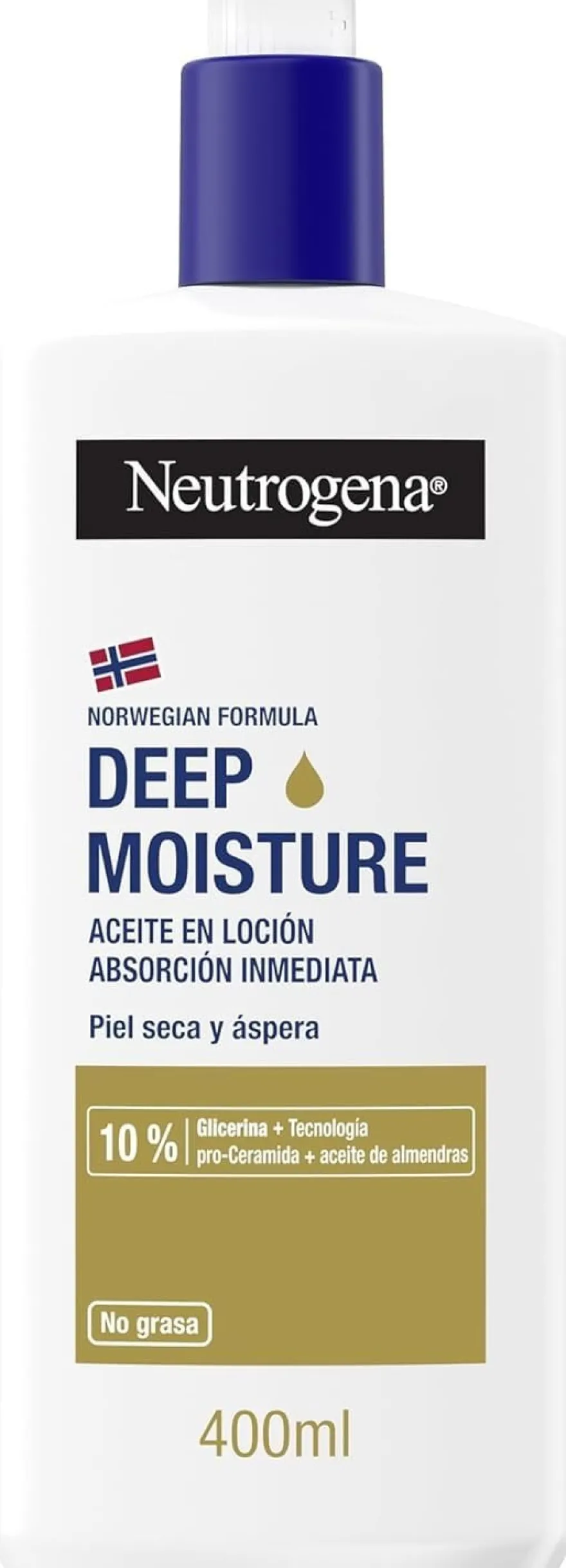Neutrogena Deep Moisture Loción Corporal en Aceite 400ml