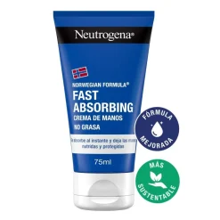 NEUTROGENA DUPLO Crema de Manos Absorción Rápida 2x75ml