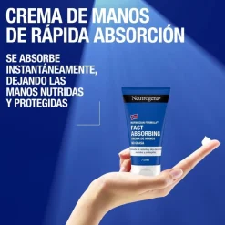 NEUTROGENA DUPLO Crema de Manos Absorción Rápida 2x75ml