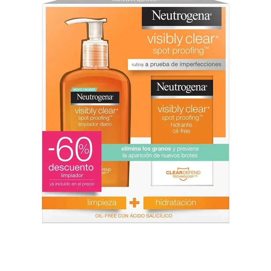 Neutrogena Granitos Persistentes Rutina Anti-Acné Estuche 2 pz