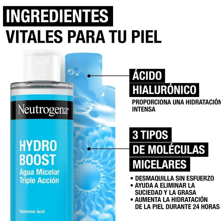 NEUTROGENA Hydro Boost Agua Micelar Triple Acción 400ml