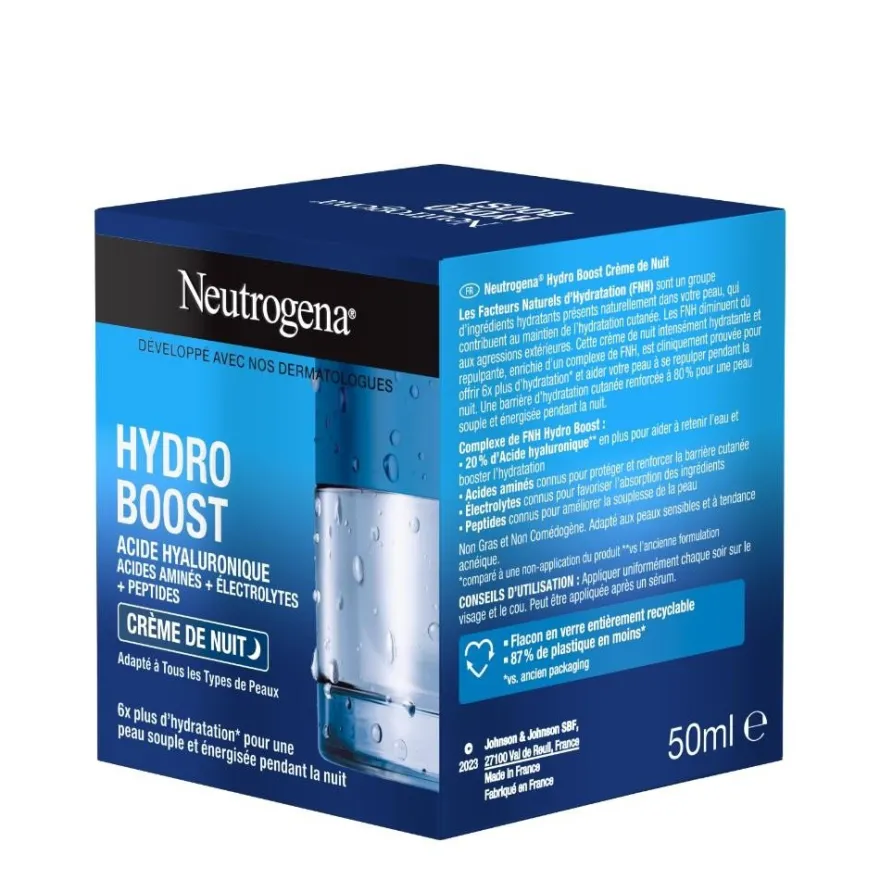 Neutrogena Hydro Boost Crema de Noche Hidratante 50ml