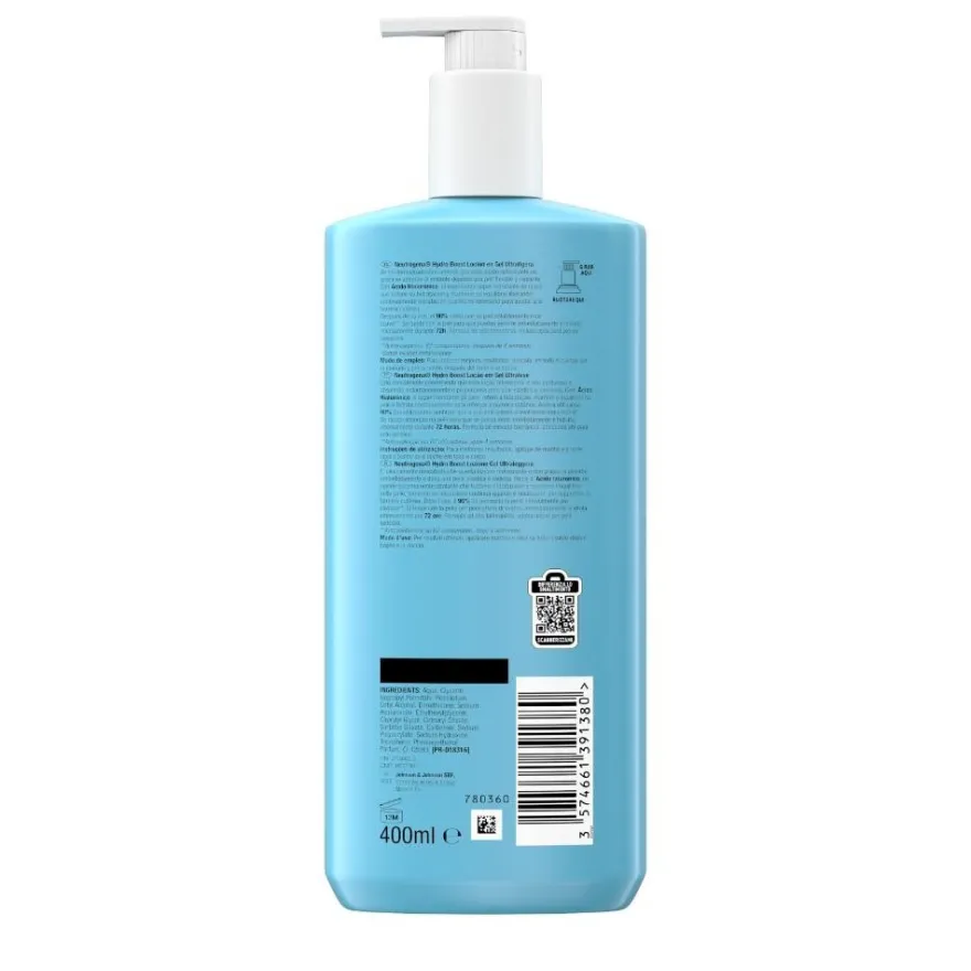 NEUTROGENA Hydro Boost Loción Corporal Hidratante Gel 400ml