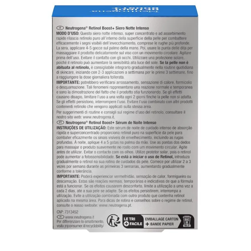 NEUTROGENA Retinol Boost Sérum Intenso Noche 30 ml