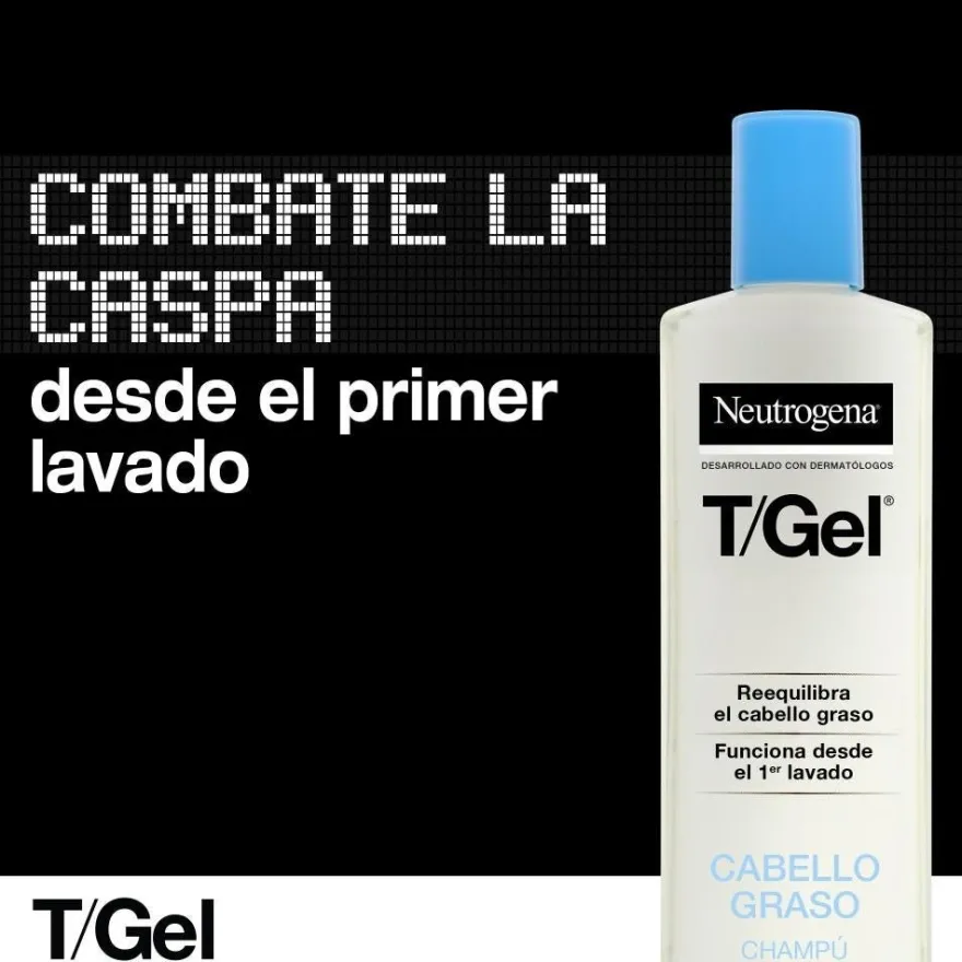 Neutrogena T/Gel Champú Anticaspa Normal-Graso Lote 2 X 250 ml