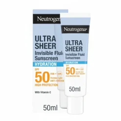 Neutrogena Ultra Sheer Protector Solar Facial Fluido Hidratante SPF50+ 40 ml
