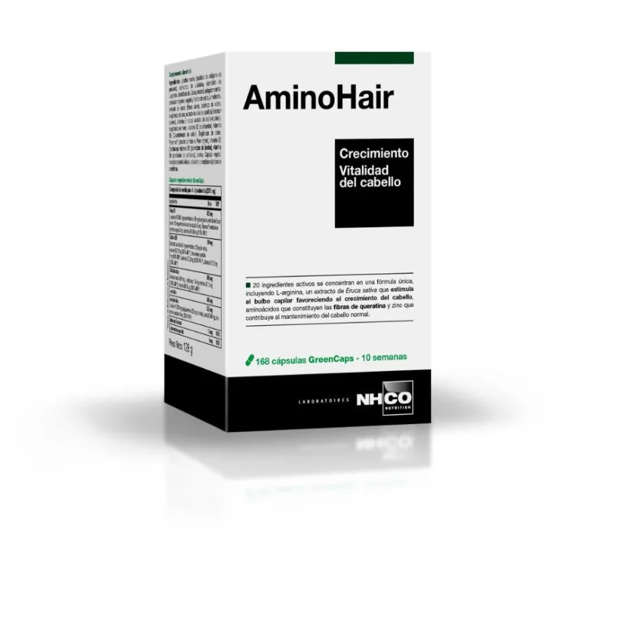 NHCO Nutrition AminoHair 168 Cápsulas