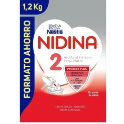 NIDINA 2 Leche de Continuación para Lactantes 1,2Kg FORMATO AHORRO