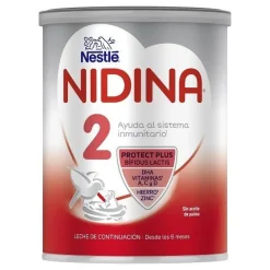 NIDINA 2 Leche de Continuación para Lactantes Pack Ahorro 4x800g