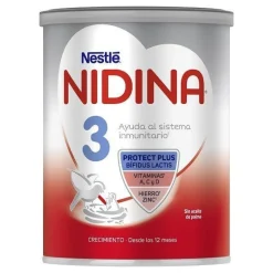 NIDINA 3 Leche de Crecimiento para Lactantes Pack Oferta 4x800g