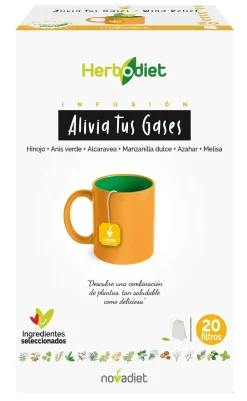 Novadiet Herbodiet Alivia Tus Gases 20 filtros