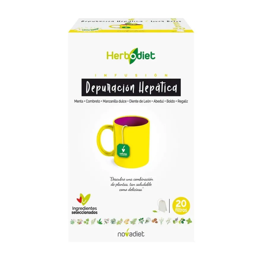 Novadiet Herbodiet Depur Hepatica 20 Filtros