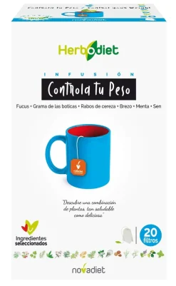 Novadiet Infusión Herbodiet Controla tu Peso 20 Sobres