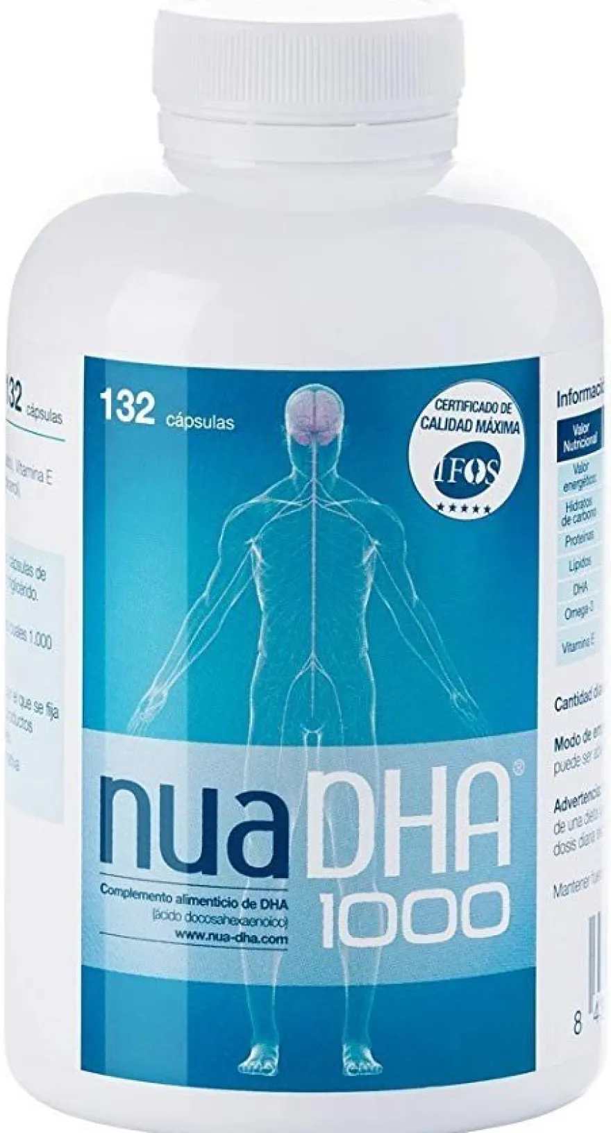 NUA DHA 1000 (132 perlas)