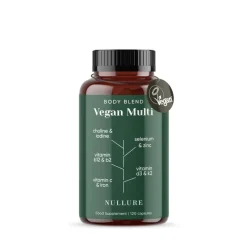 Nullure Multivitaminas Veganas All-in-One Suplemento Diario 120 Cápsulas
