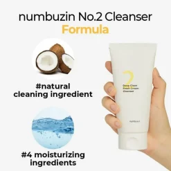 Numbuzin No.2 Deep Clean Crema Limpiadora Facial 120 ml