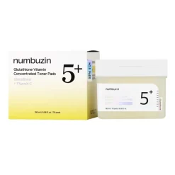 Numbuzin No.5+ Glutathione Vitamin Pads Antioxidantes 180 ml / 70 ud