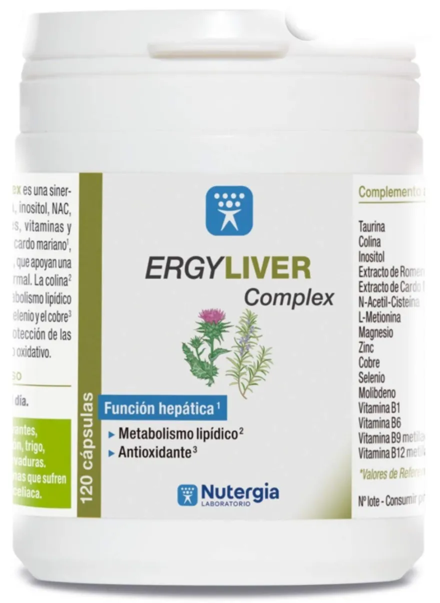 Nutergia Ergyliver Complex 120 Cápsulas