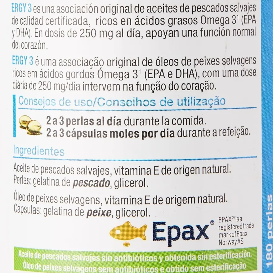 Nutergia Ergy 3 180 Perlas
