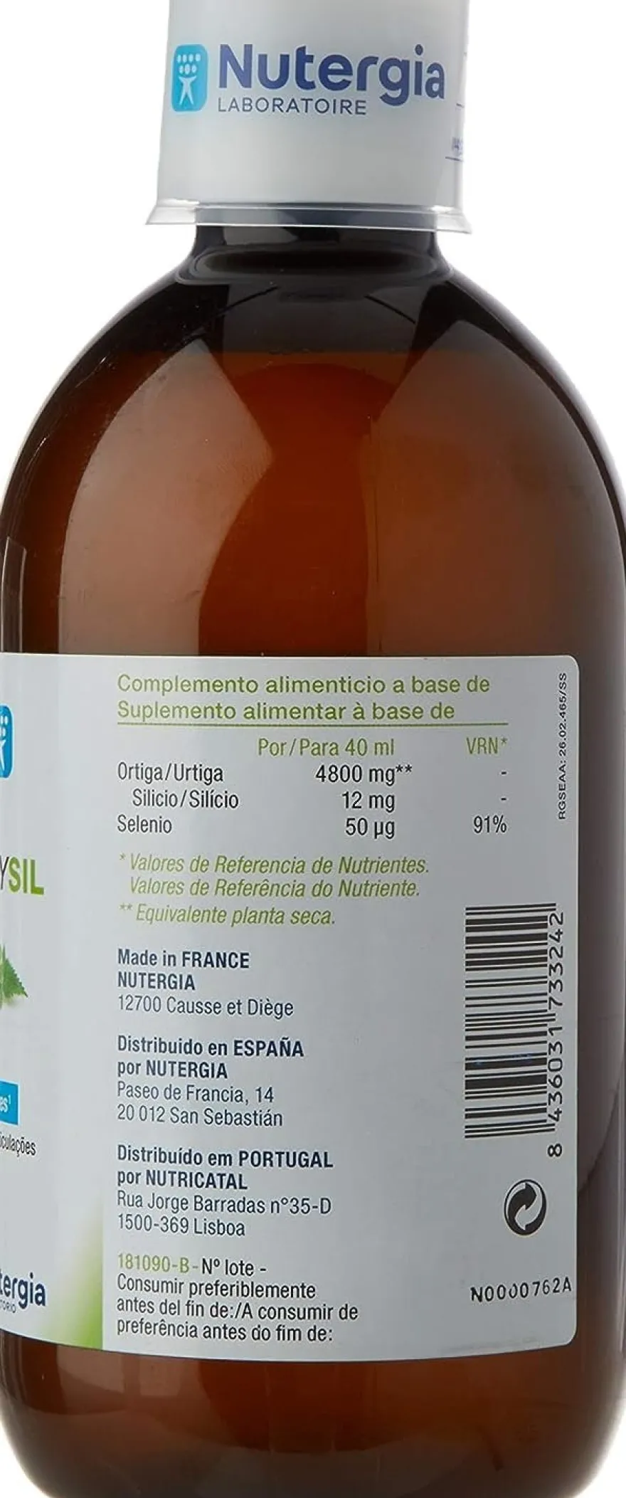 Nutergia Ergysil Solucion 500 ml