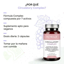 Nutralie Circulatory Complex Diosmina + Hesperidina 60 Cápsulas