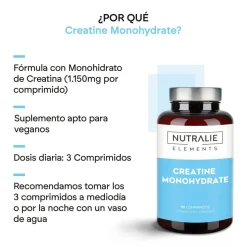 Nutralie Creatina Monohidratada 6000mg 90 Comprimidos