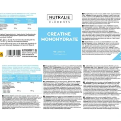 Nutralie Creatina Monohidratada 6000mg 90 Comprimidos