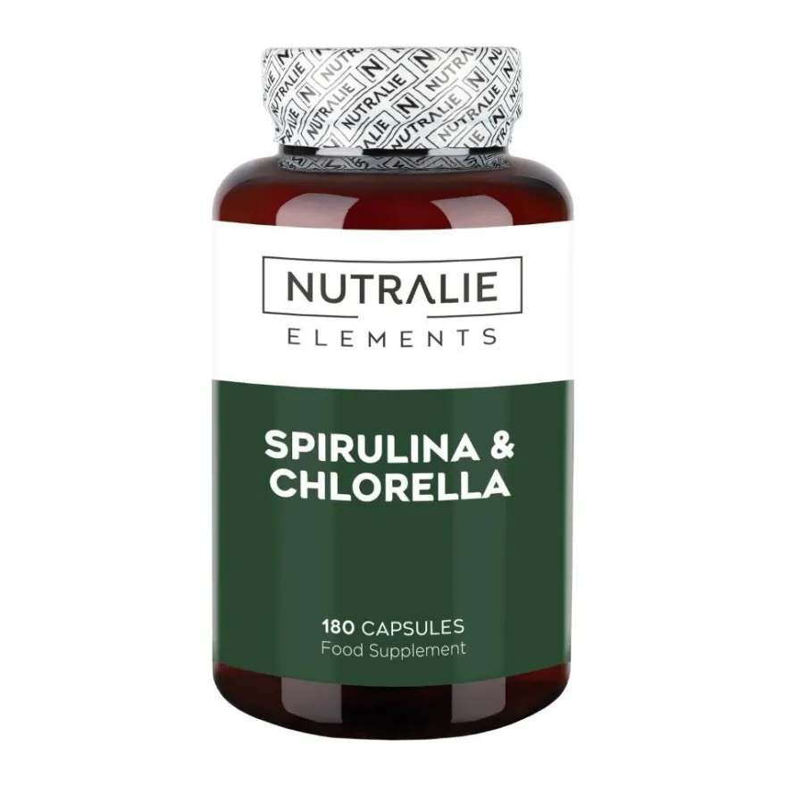 Nutralie Espirulina & Chlorella 180 Cápsulas