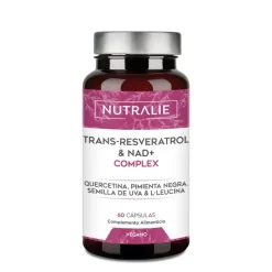 Nutralie Trans Resveratrol y NAD+ Complex 60 Cápsulas