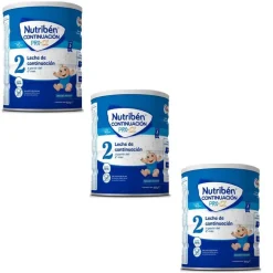 NUTRIBÉN Continuación Pro Alfa 2 Leche de Continuación Pack 3x800gr