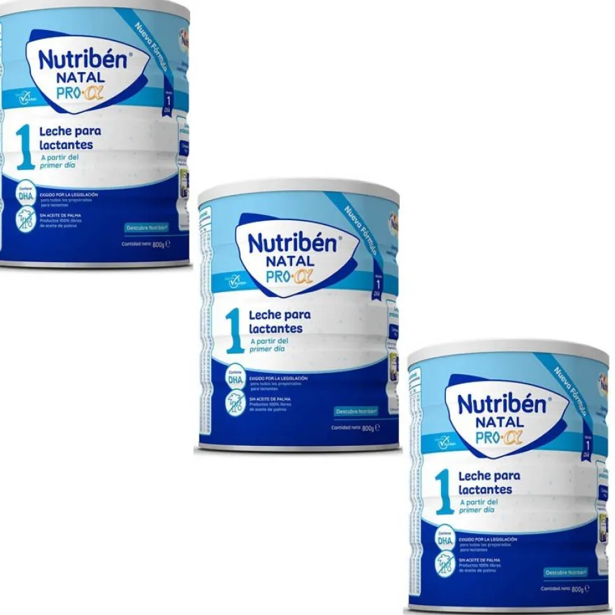 NUTRIBÉN Natal 1 - Pro Alfa Pack 3x800G