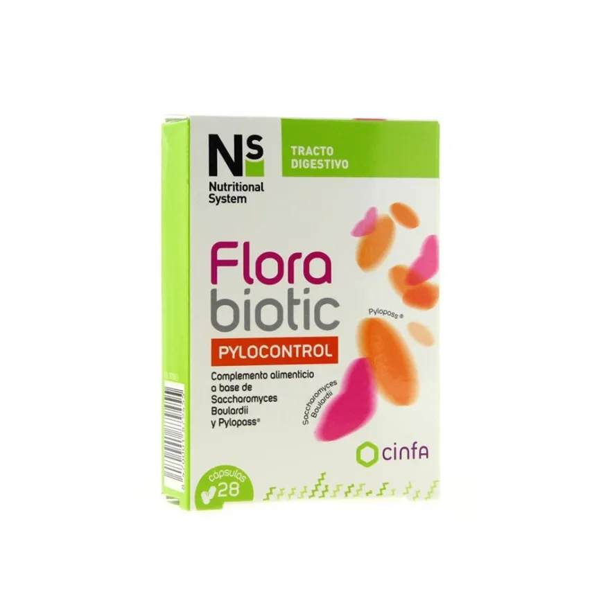 Nutritional System Florabiotic Pylocontrol Cápsulas 28 uds