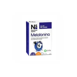 Nutritional System Melatonina Comprimidos Masticables Naranja 30 tabletas